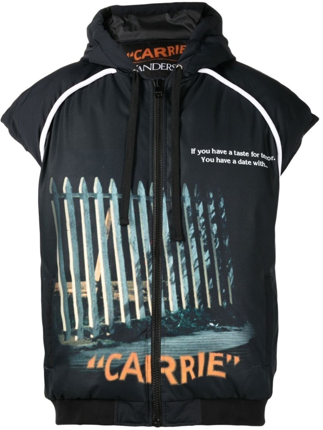 

JW Anderson дутый жилет Carrie, черный