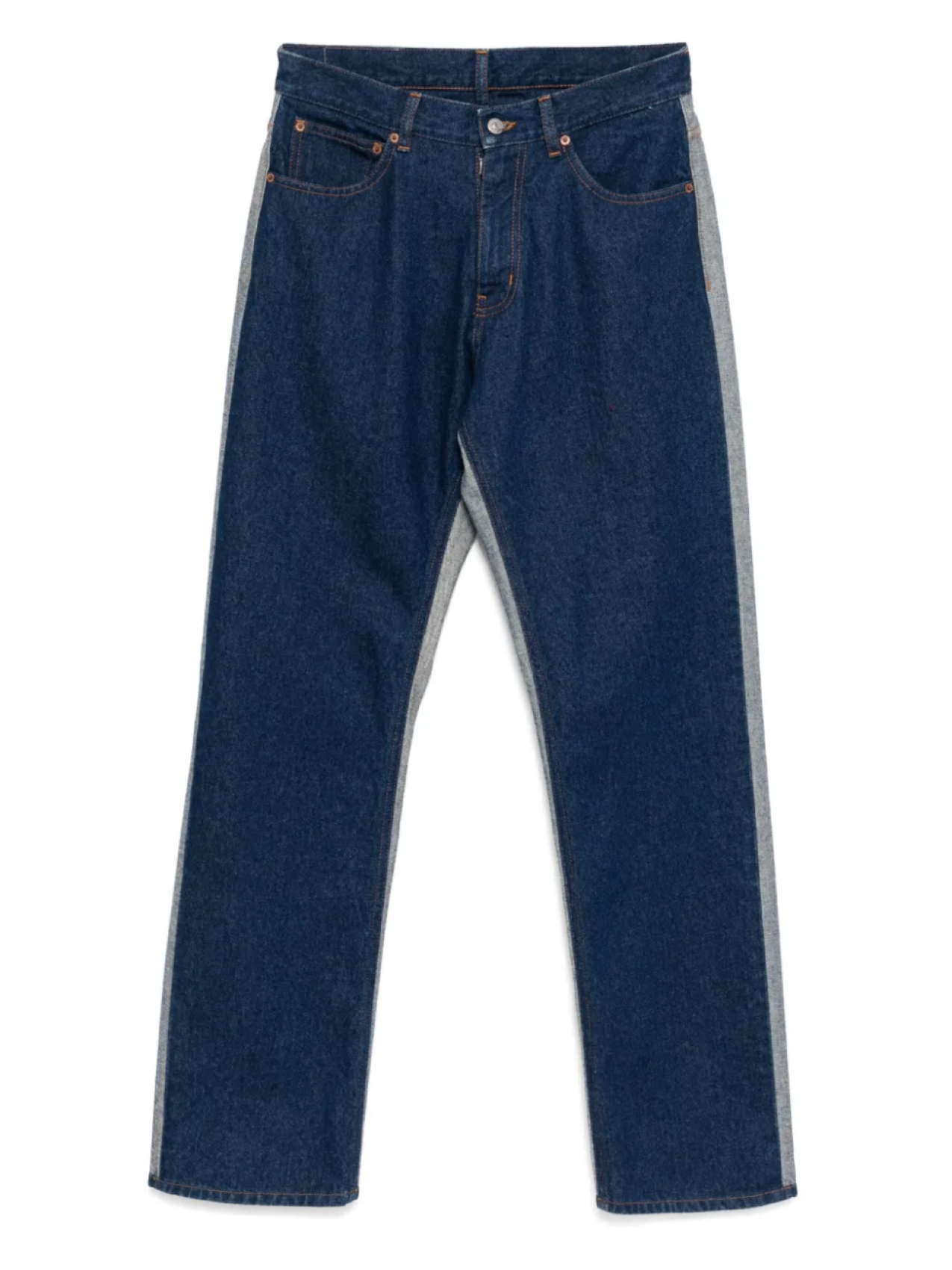 

Джинсы прямого кроя MM6 Maison Margiela, синий