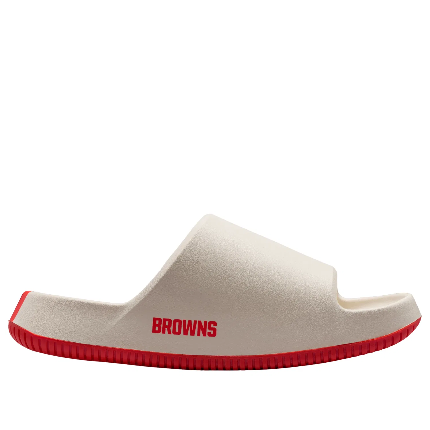 Шлепанцы Nike Calm NFL 'Cleveland Browns' IM7325-100, бежевый — фото 2