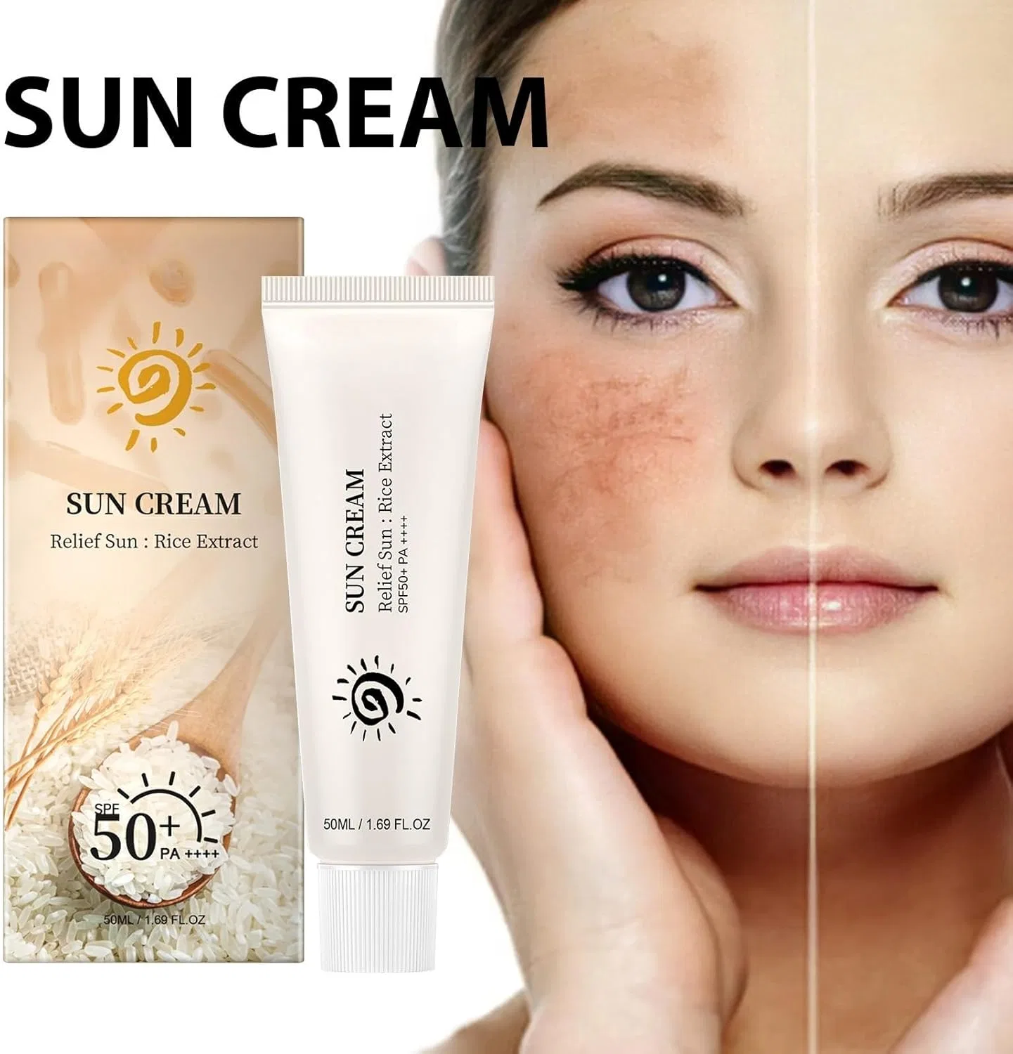 Солнцезащитный спрей SPF 50 PA ++++ Рис, увлажняющий — фото 2