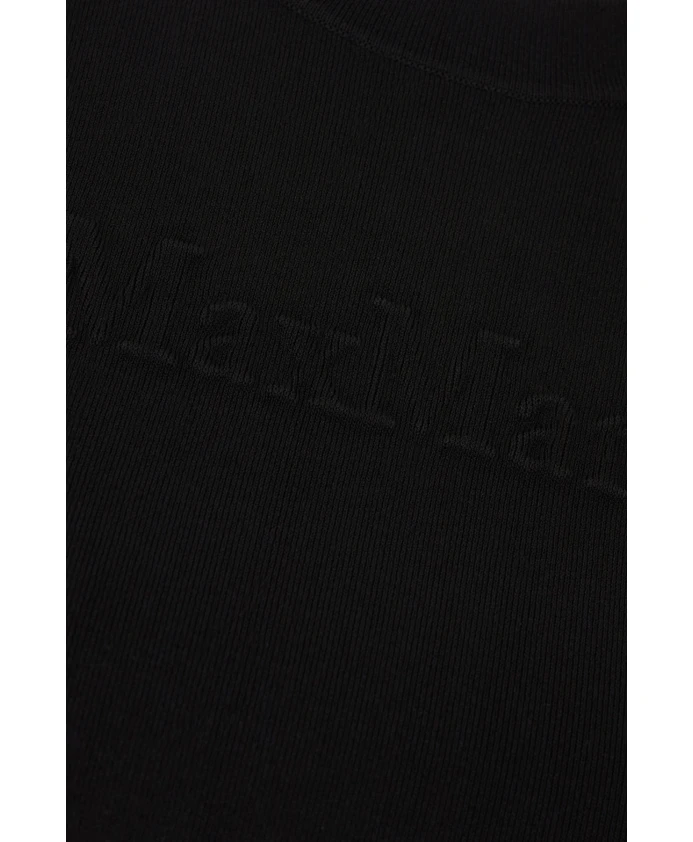 Повседневная хлопковая футболка для женщин Max Mara, черный — фото 3
