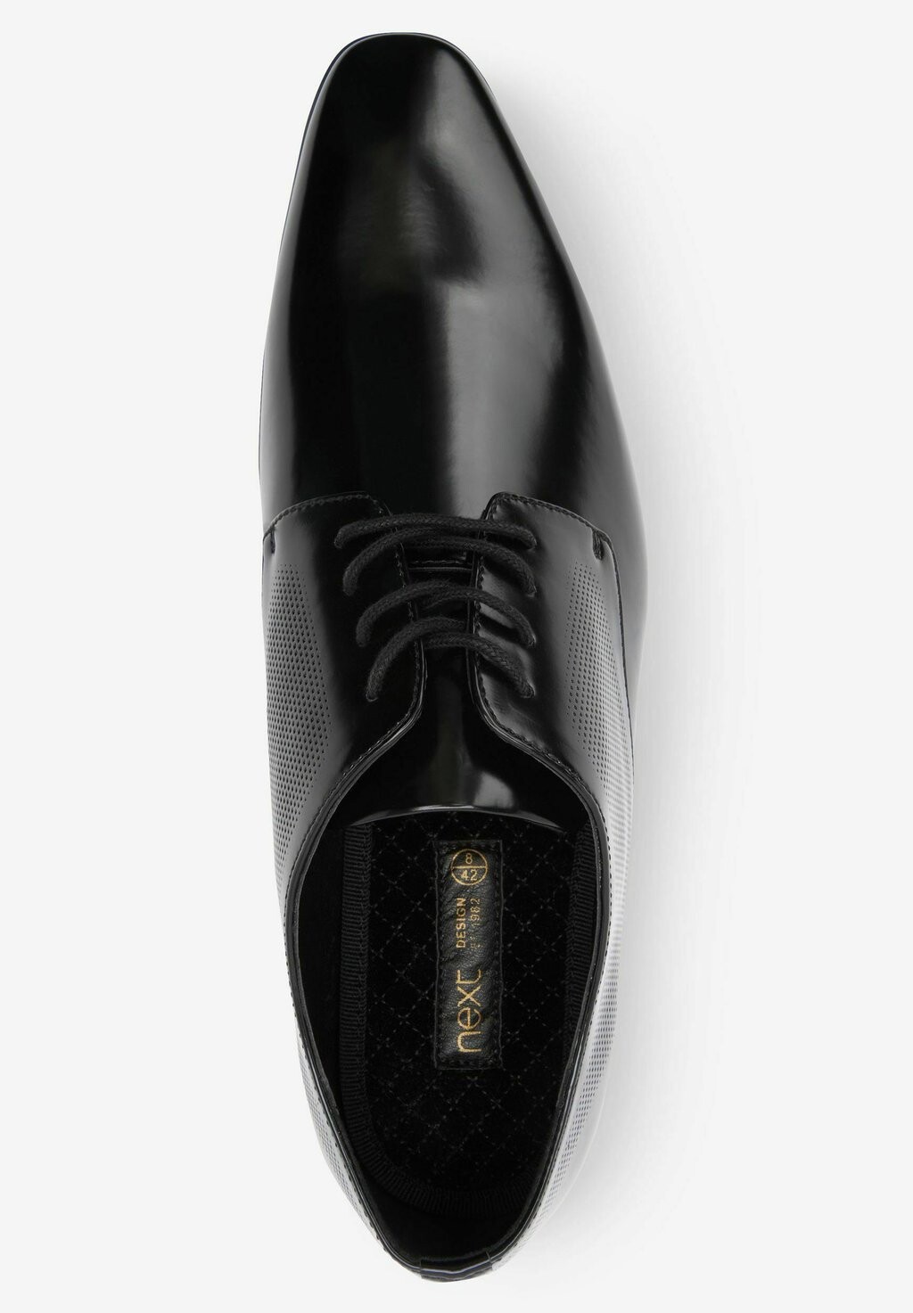 Деловые туфли на шнуровке DERBY Next, цвет black hi shine — фото 3