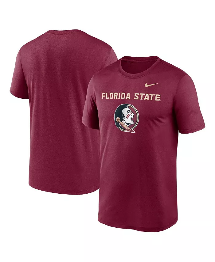 

Мужская производительная футболка Garnet Florida State Seminoles Lockup Legend Nike