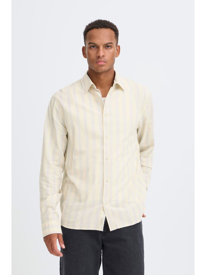 

BLEND Рубашка с длинными рукавами BHDaris синего цвета