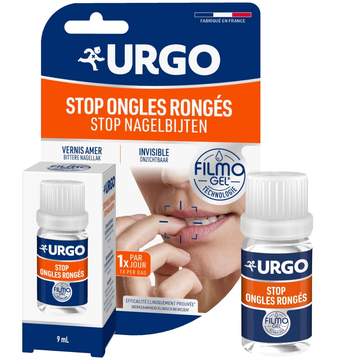 Горький лак для ногтей Urgo Stop Bitten Nails 9 мл Urgo