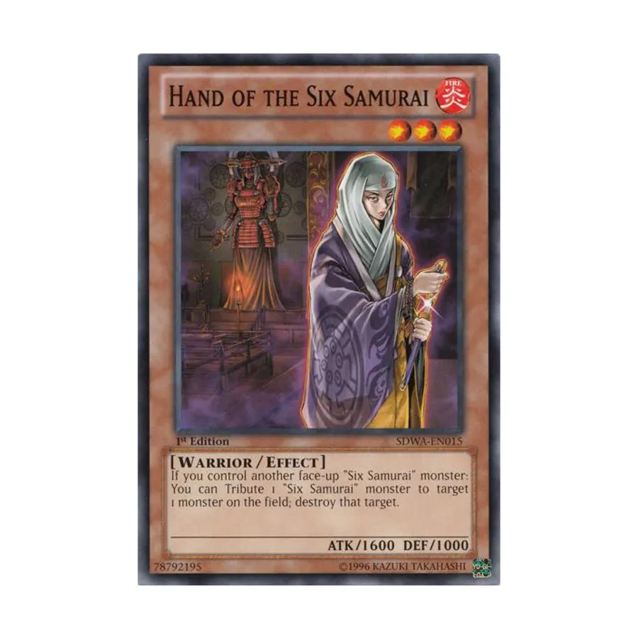 

CCG Рука Шести Самураев (Обычный), Yu-Gi-Oh - Structure Deck - Samurai Warlords - Singles