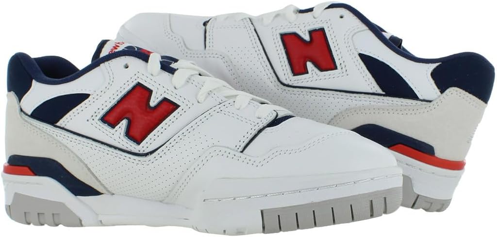 Мужские кроссовки New Balance 580, белый/красный — фото 3