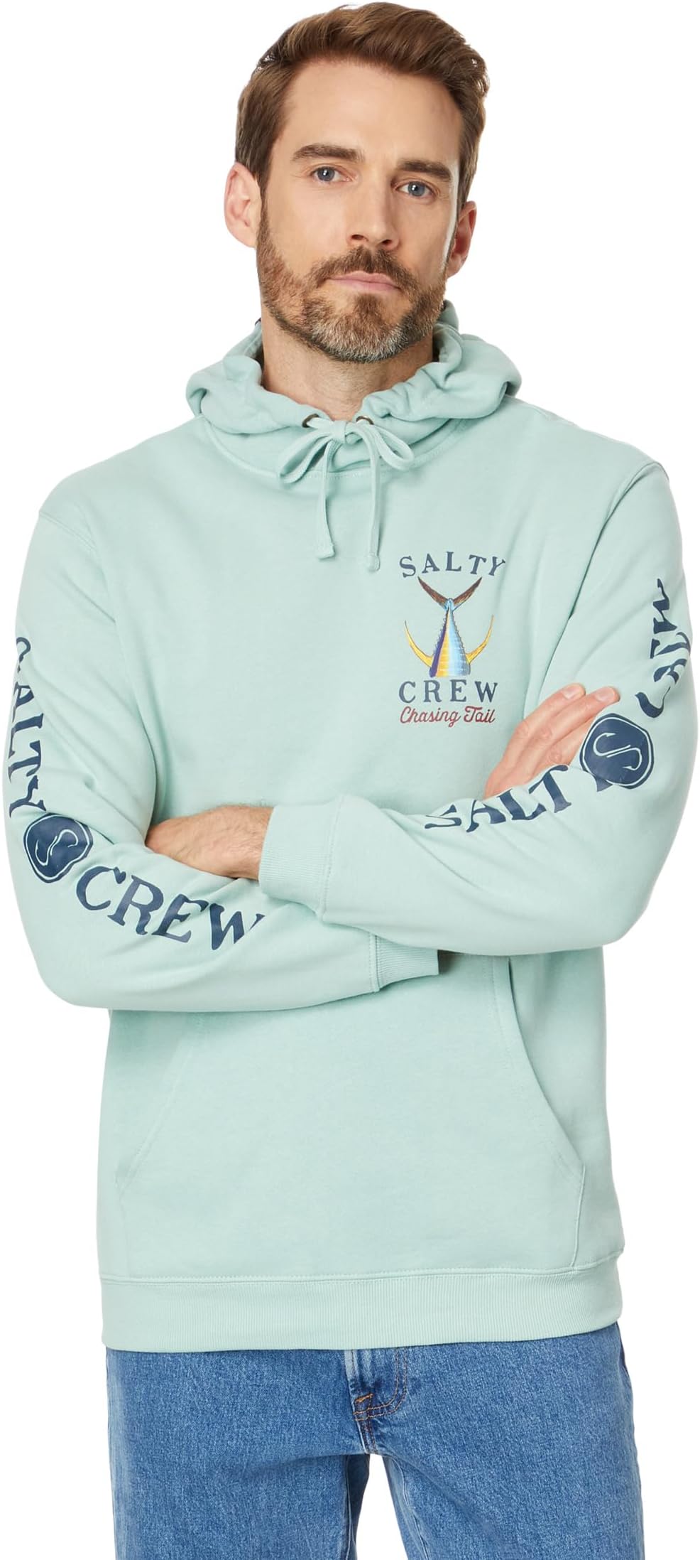

Толстовка Salty Crew Tailed Hood Fleece, цвет Mackerel