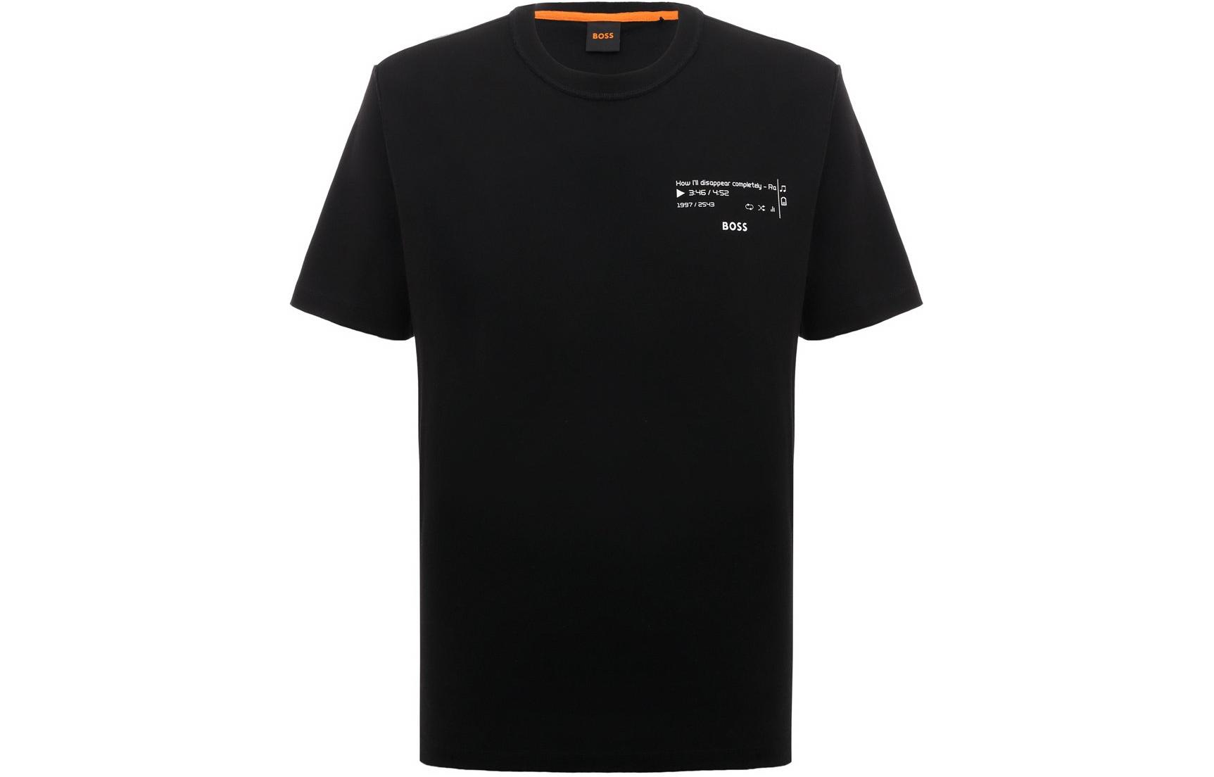 

Футболка мужская черная HUGO BOSS