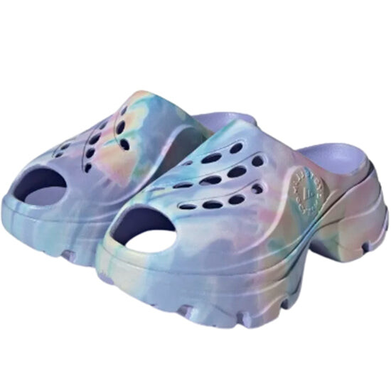 Тапочки от stella mccartney clogs Adidas, розовый — фото 2
