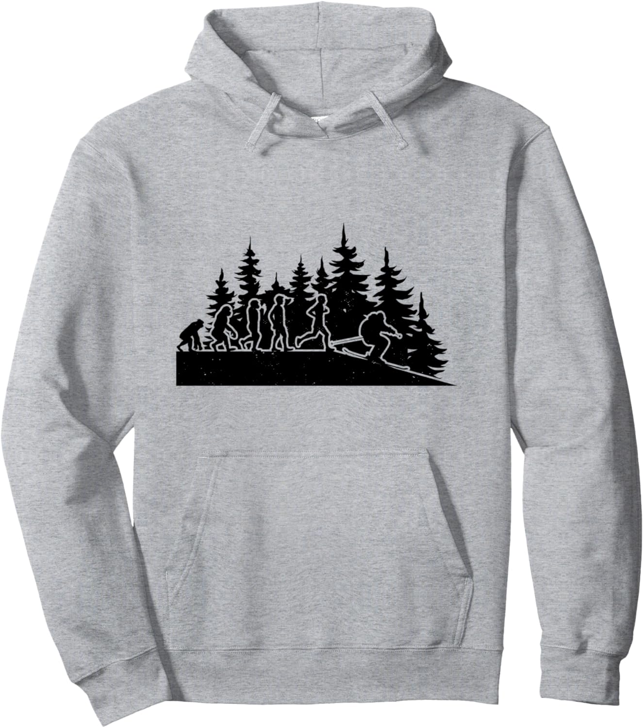 

Толстовка с капюшоном Evolution для беговых лыж, зимних видов спорта, биатлона и горнолыжного спорта Cross Country Skiing Cross Country Winter Sports, серый