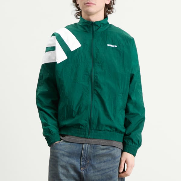Арочный тректоп Adidas, collegiate зеленый & белый — фото 2