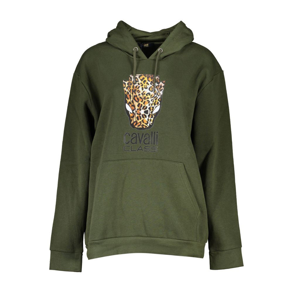 

Женский свитер Cavalli Class из хлопка, зеленый