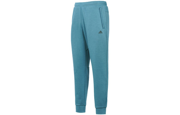Спортивные штаны Men's adidas Wj Kn Reg Pnt Martial Arts Series Solid Color Running Sports Bundle Feet Long Pants/Trousers Blue, мультиколор — фото 2