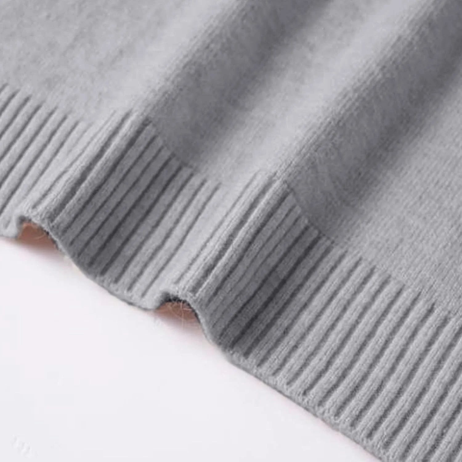 Мужской пуловер с воротником стойкой и молнией на 3/4 Slim Fit — фото 4