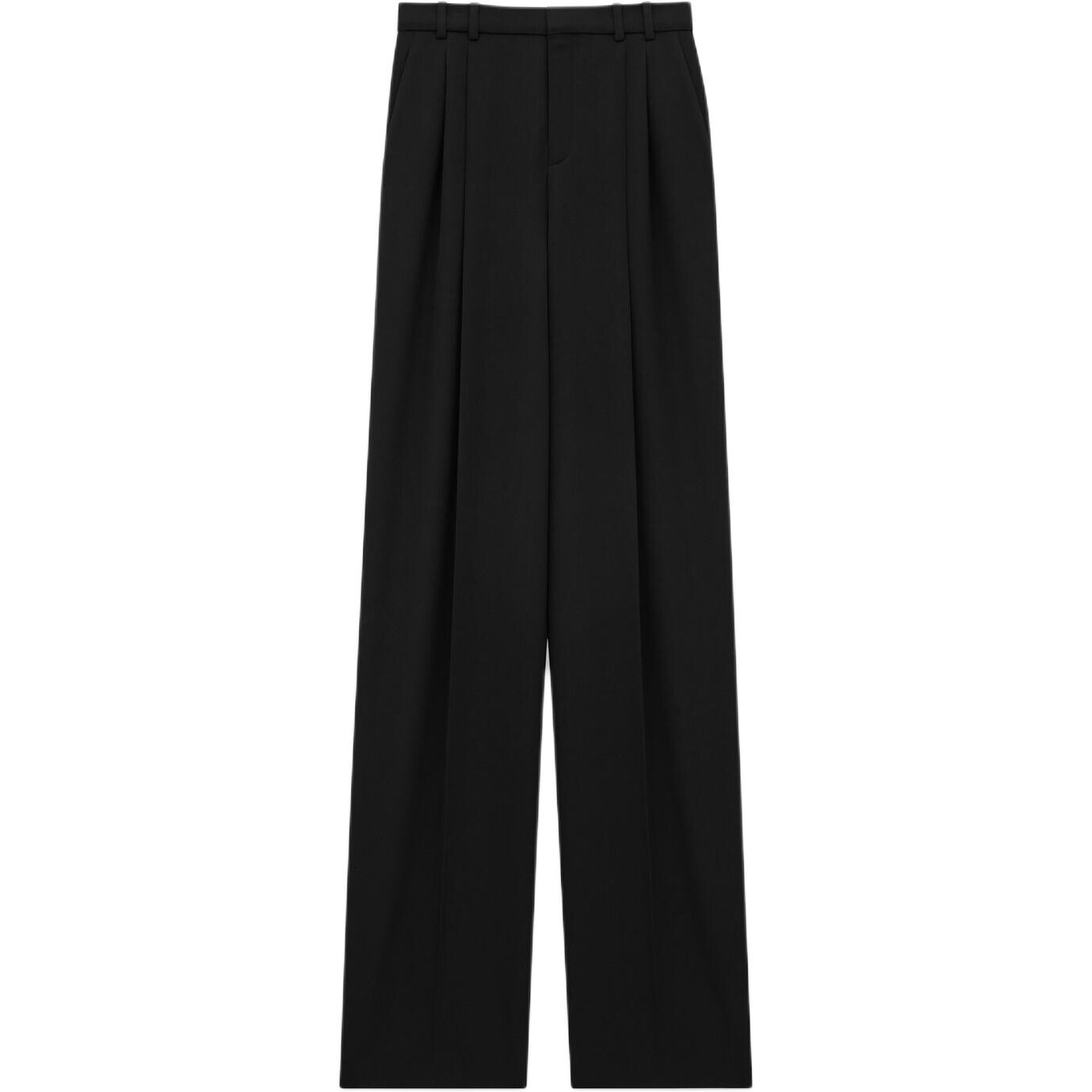 

Повседневные брюки женские черные Saint Laurent