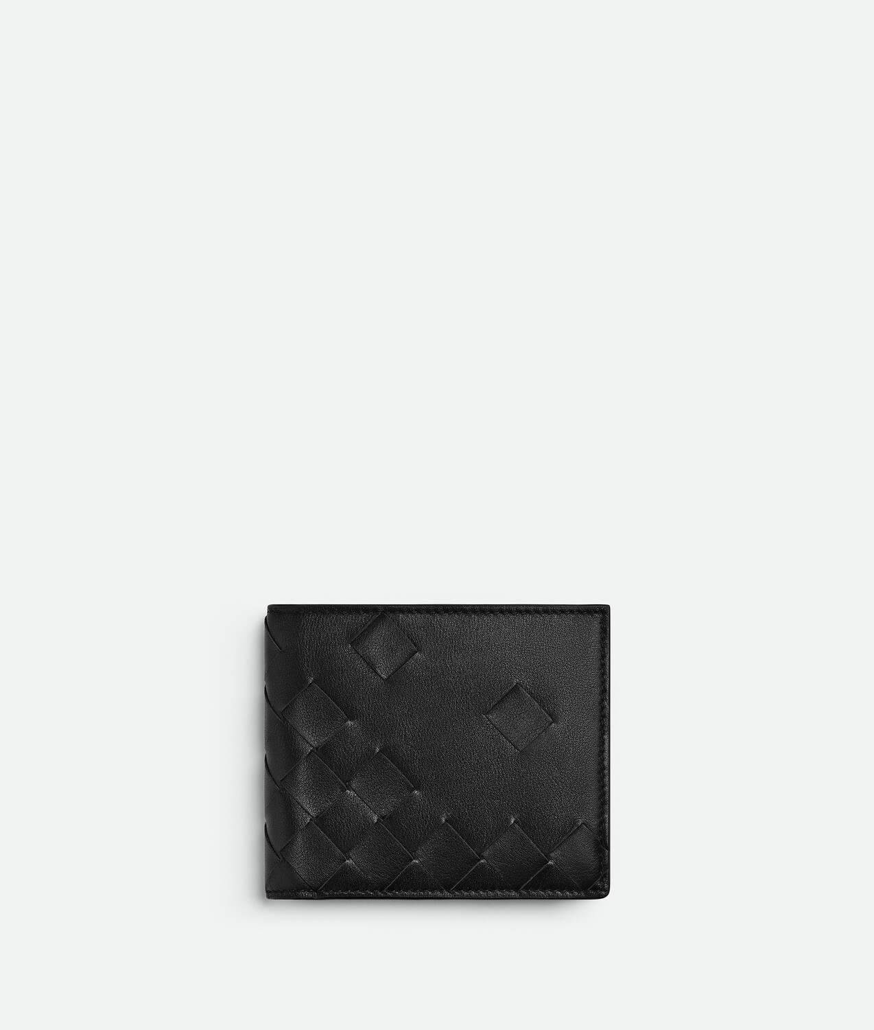 

Intrecciato bi-fold wallet BOTTEGA VENETA, черный