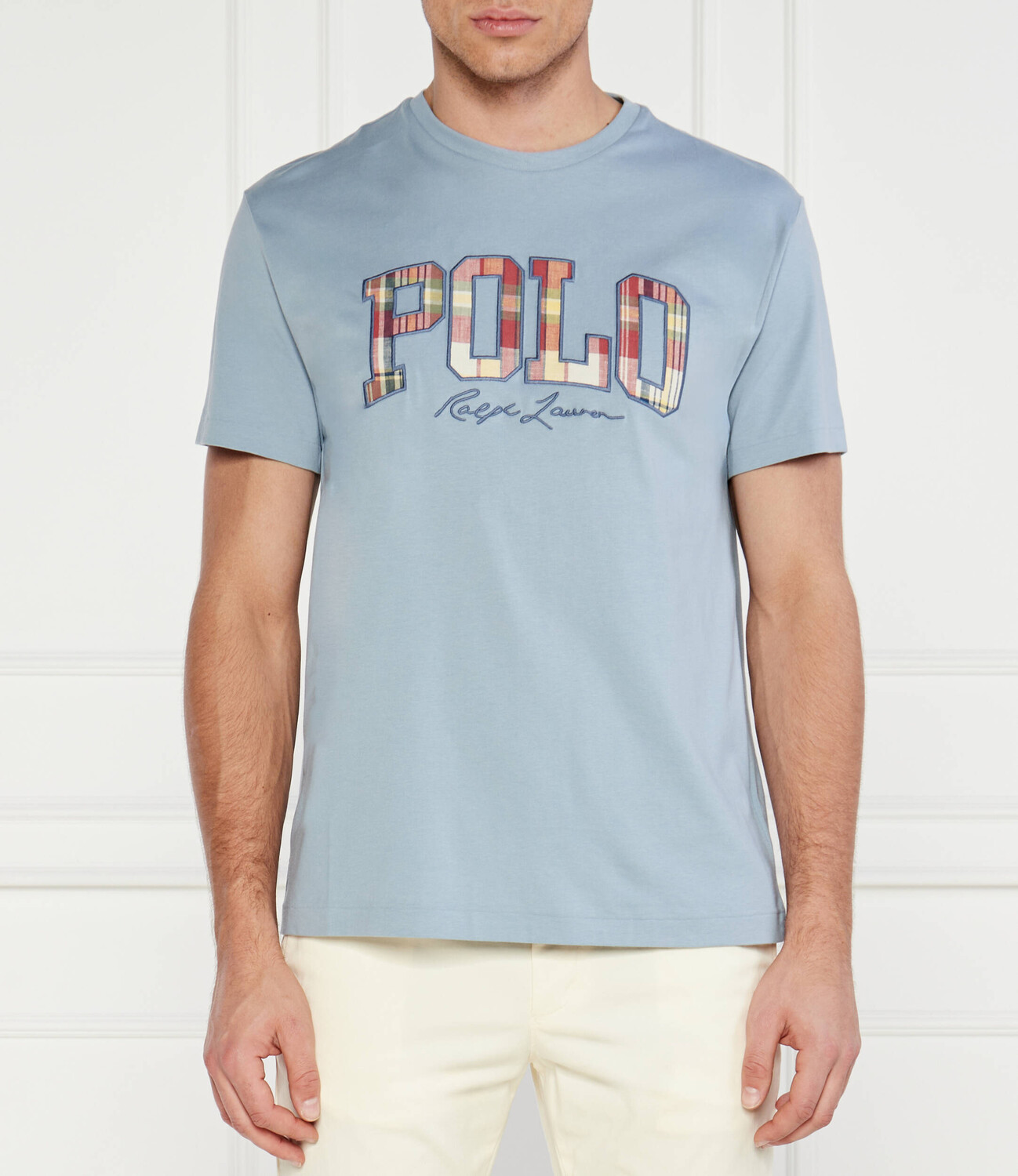 

Футболка POLO RALPH LAUREN Classic fit, небесно-голубой