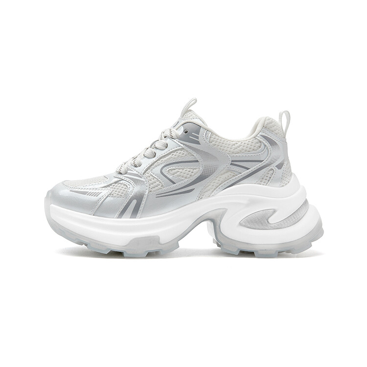 

Кроссовки женские толстые низкие Josiny, цвет White/Gray