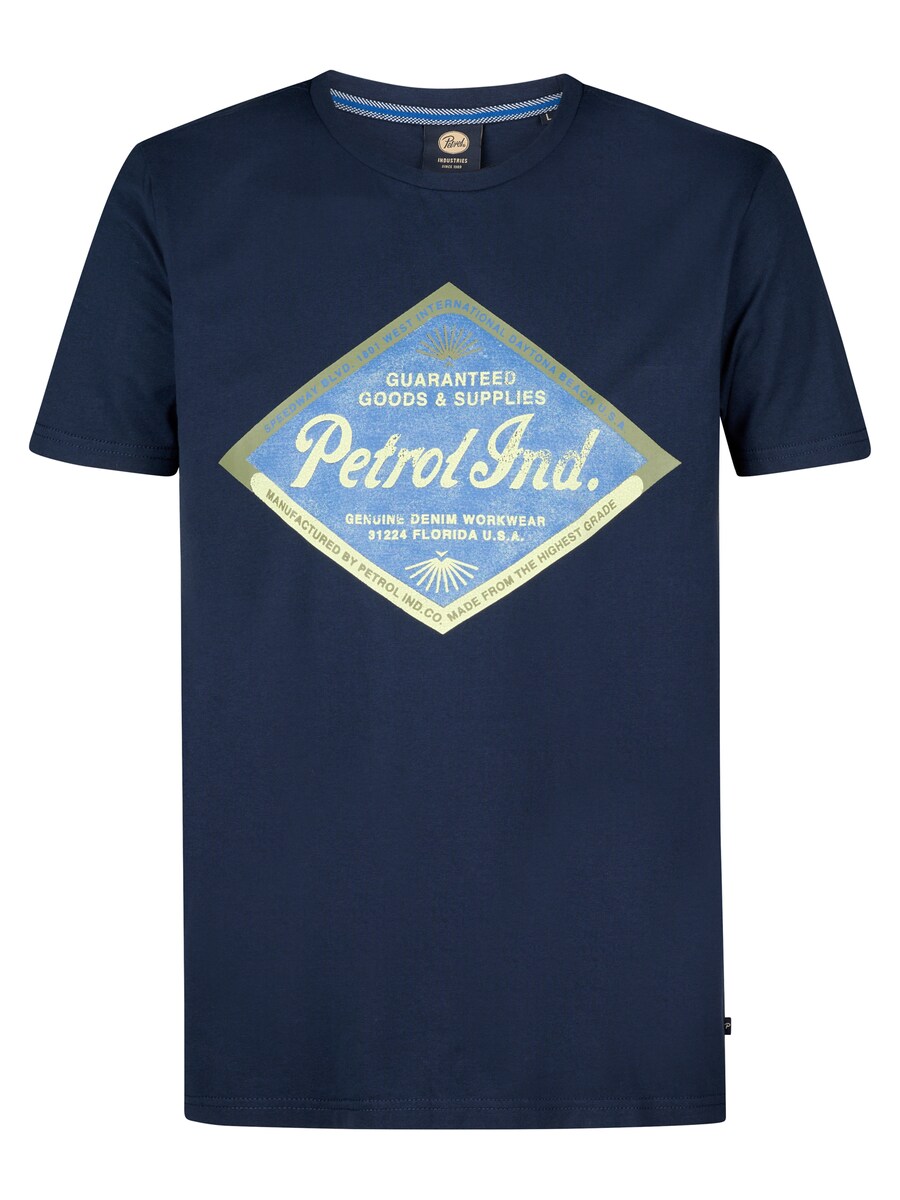 

Рубашка Petrol Industries Bluefin, цвет Night blue/Light blue