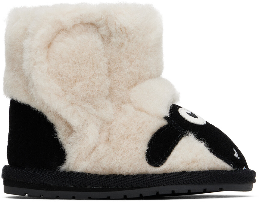 

Детские кроссовки Off-White & Black 'Shaun The Sheep' Pre-Walkers EMU Australia