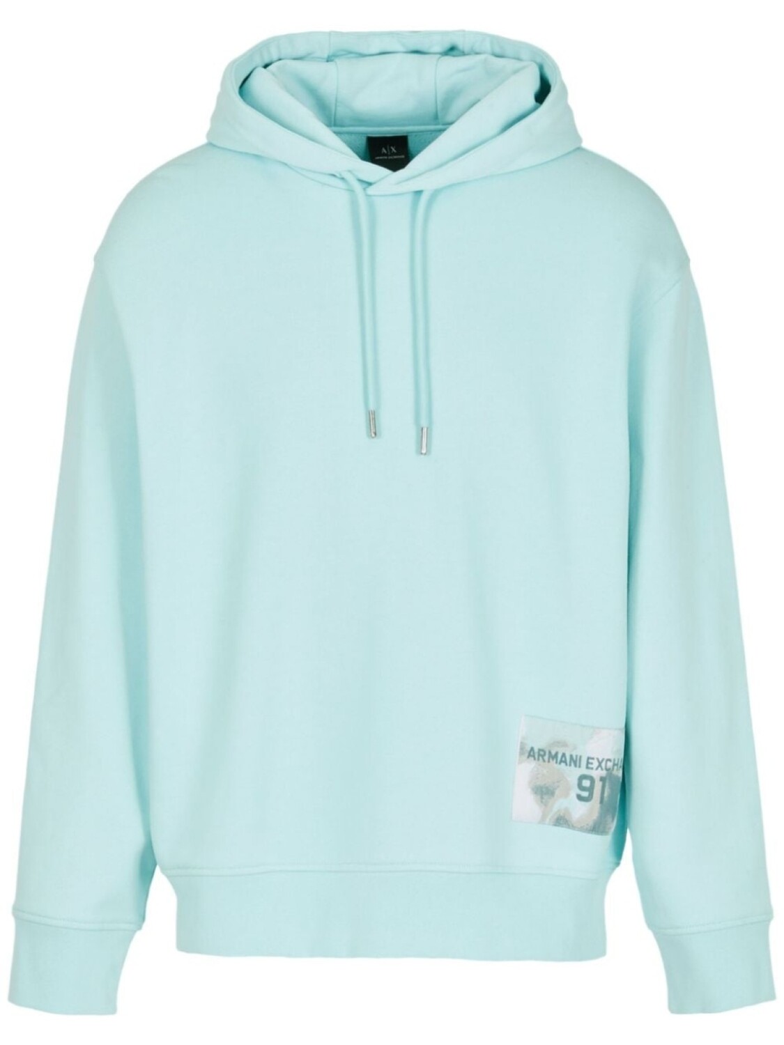 

Худи с логотипом Armani Exchange, синий