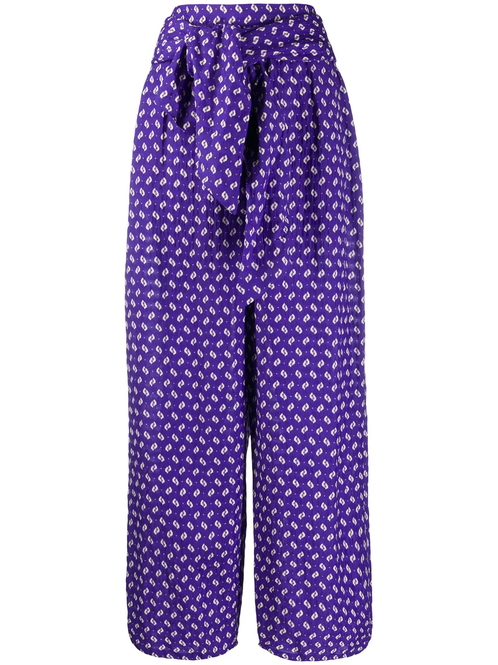 

Брюки палаццо с абстрактным принтом KENZO, фиолетовый
