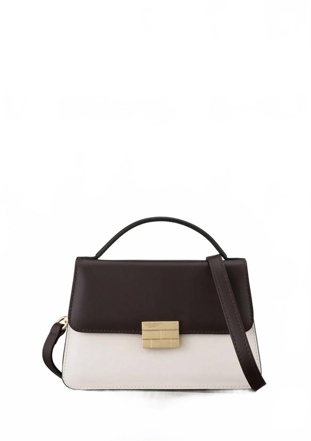 

Женская маленькая сумочка Le Signature с верхней ручкой в коричневом цвете FRAME