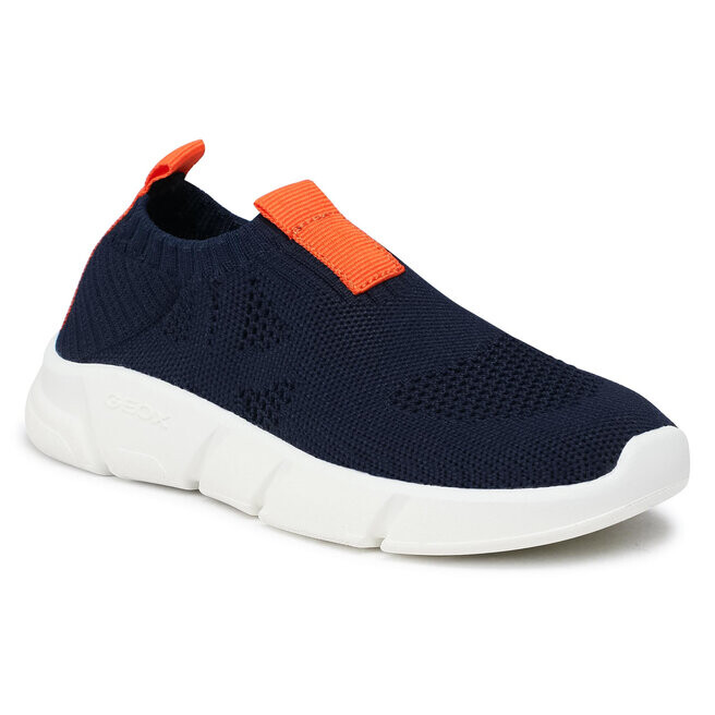 Кроссовки Geox J Aril B. A J02DMA 0006K C0820 Navy/Orange, темно-синий — фото 2