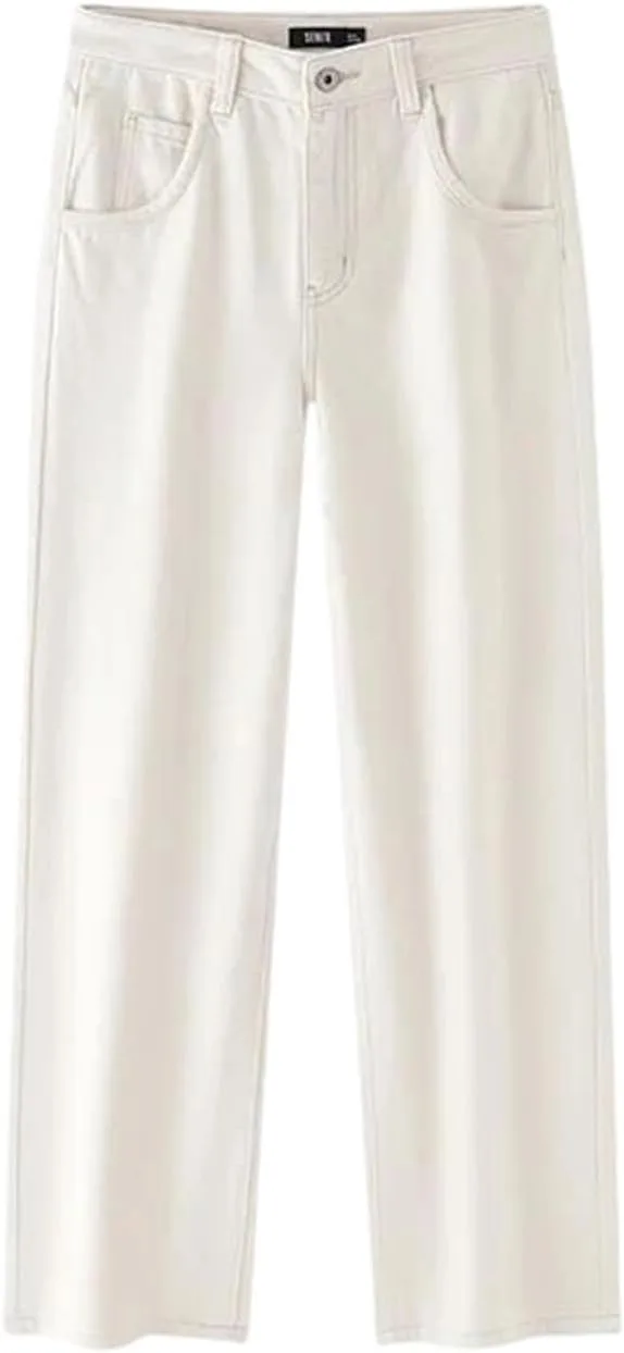 

Женские джинсы Mid Waist с флисовой подкладкой, широкие, комфортные, ретро-фасон