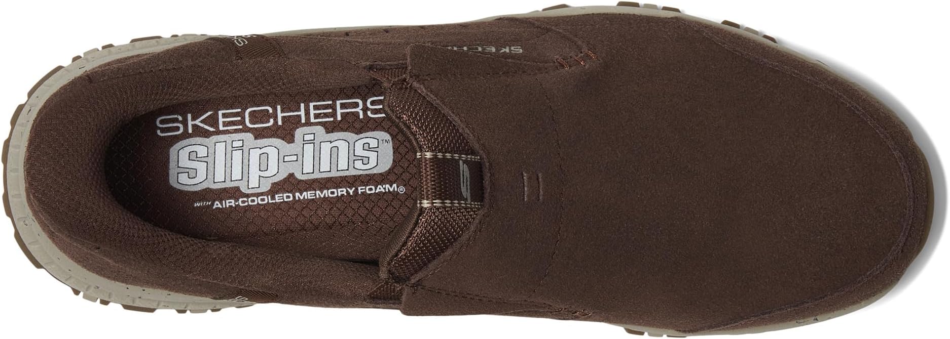 Кроссовки SKECHERS Hillcrest Cedar Root Hands Free Slip-in, Brown — фото 2