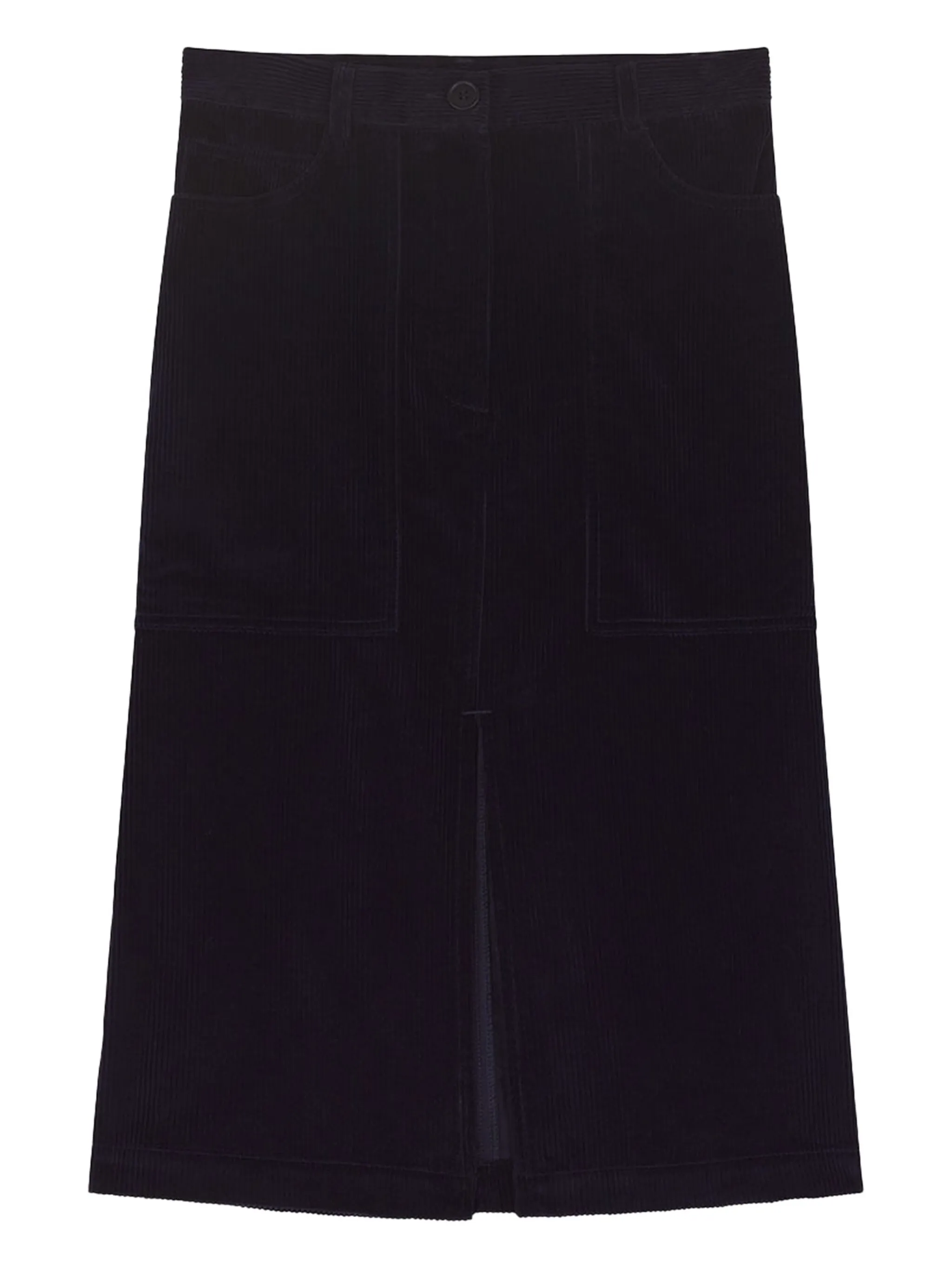 

Юбка с разрезом Maison Kitsuné, синий