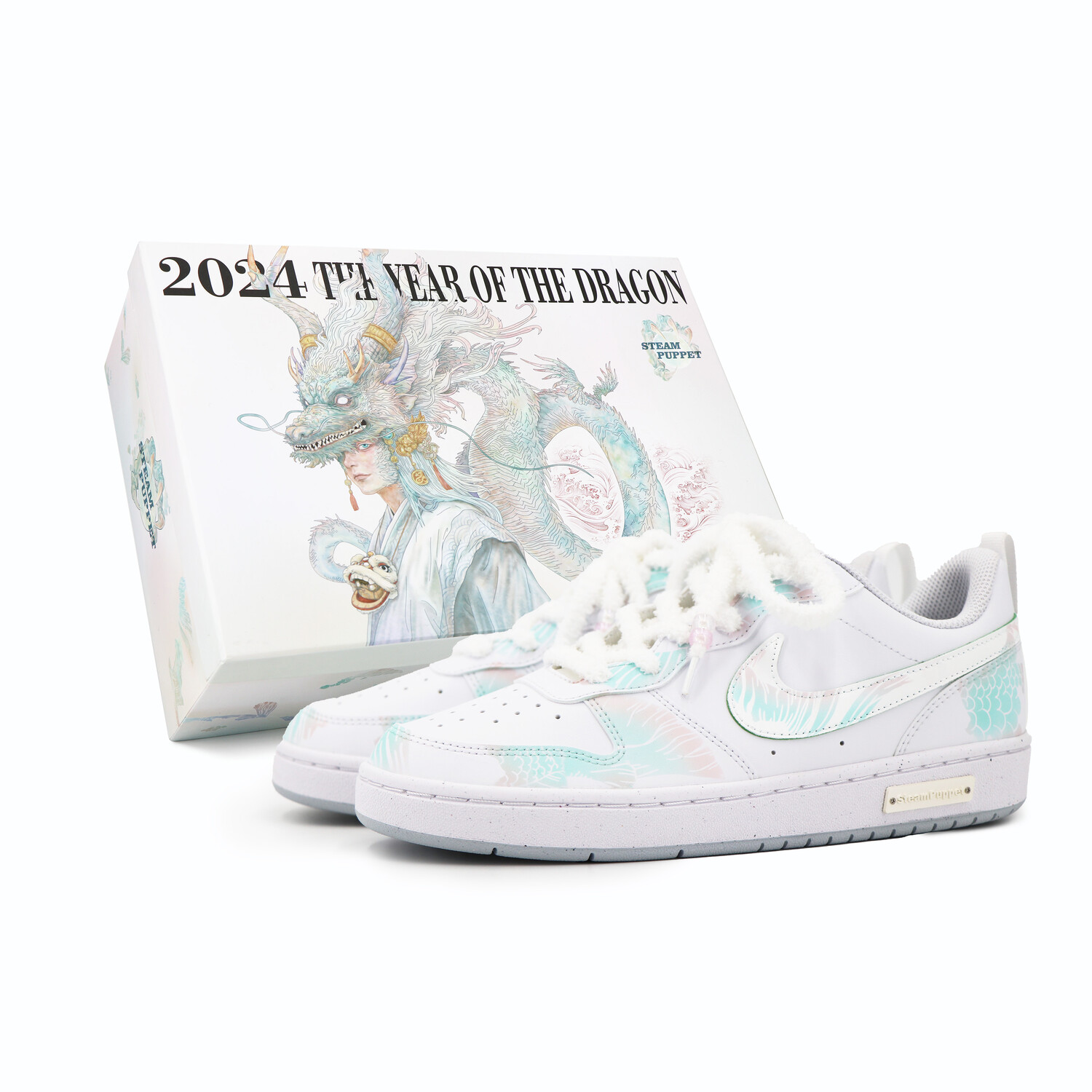 

Кроссовки Nike Court Borough Skateboarding Shoes Women's Low-top, фуксия/белый/черный
