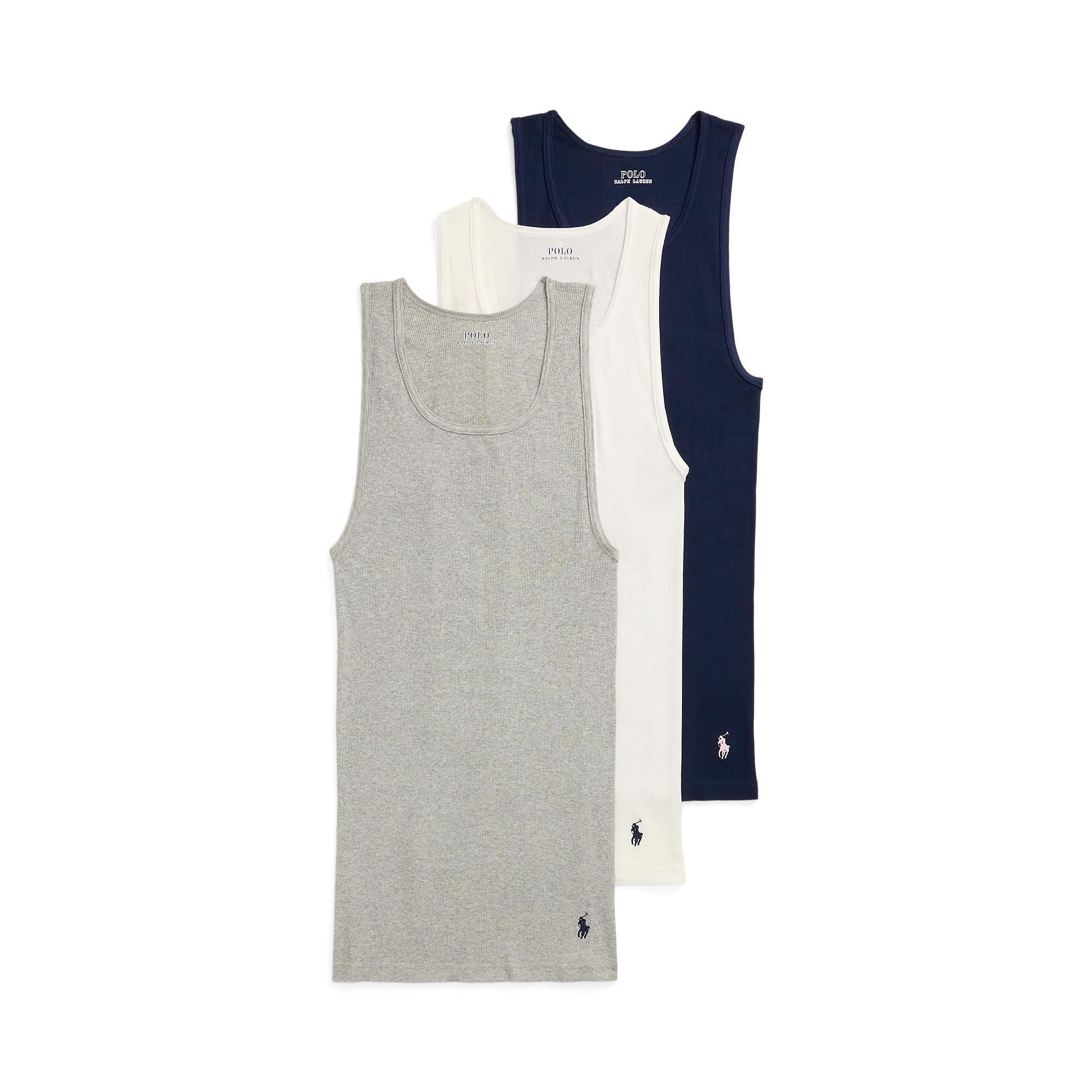 

Поло Polo Ralph Lauren Classic Fit Tanks, цвет Gray/Pink/Navy