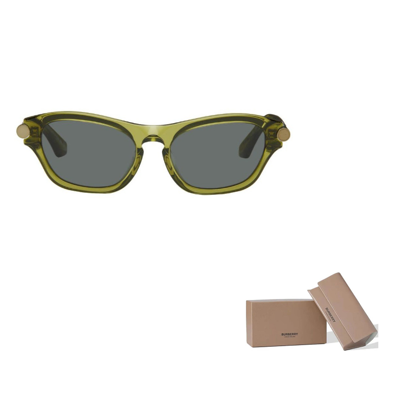 

Солнцезащитные очки с овальной оправой Burberry, зеленый