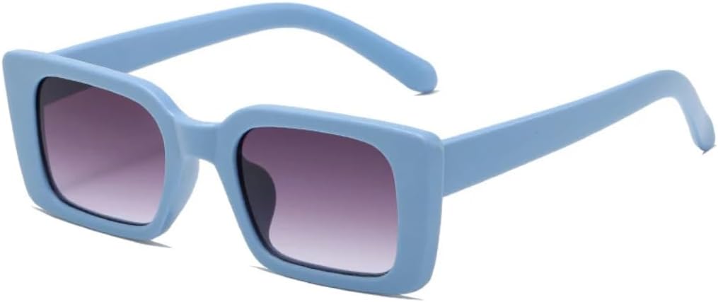 

Солнцезащитные очки с защитой UV400 | Маленькая оправа, линзы конфетного цвета | Для женщин и мужчин, для занятий спортом на открытом воздухе и вождения DSVIGF, Blue Gray