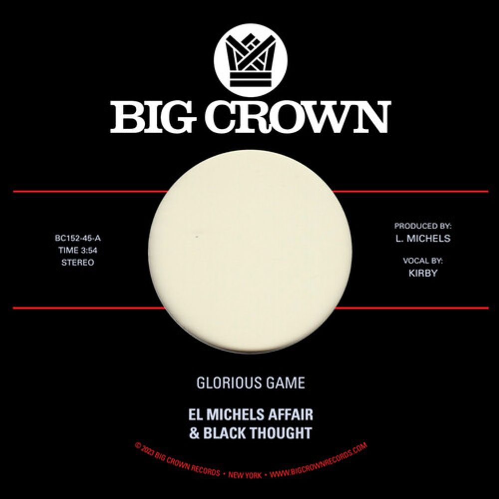 

Виниловая пластинка LP Glorious Game / Grateful (7") - El Michels Affair, Black Thought