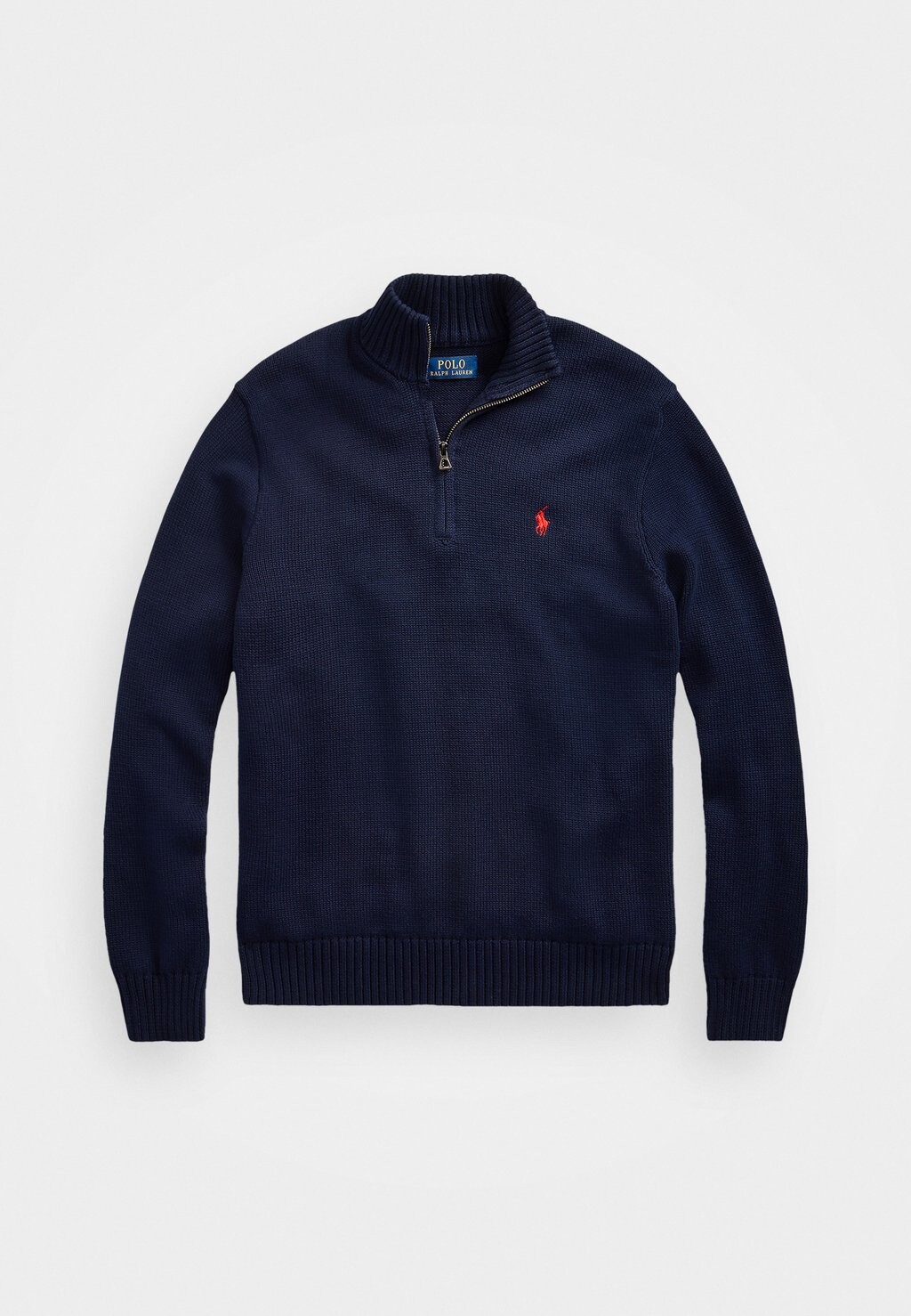 Джемпер ДЖЕМПЕР НА ЧЕТВЕРТОЙ МОЛНИИ Polo Ralph Lauren, темно-синий охотник — фото 4