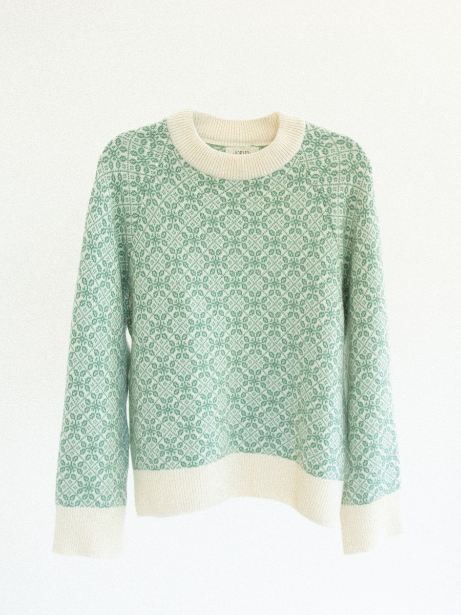 

Свитер KOPYTO BARIBAL, пастельно-зеленый