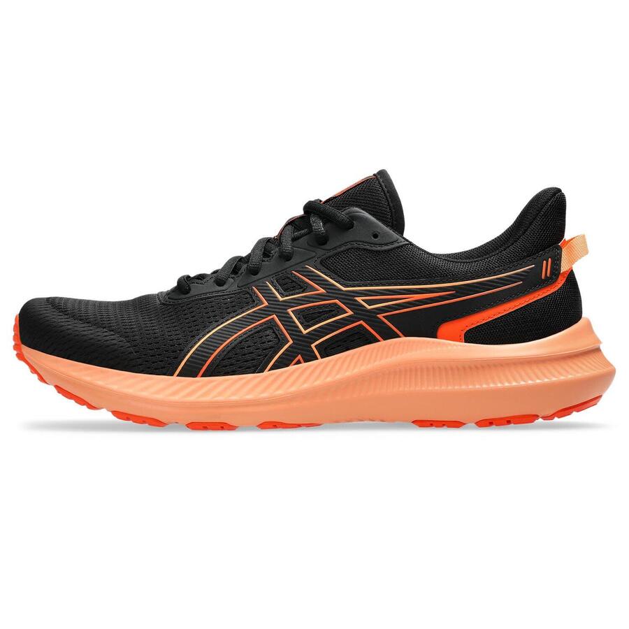 Кроссовки для бега по шоссе, мужские - ASICS Jolt 5 - чёрный/новый оранжевый — фото 2