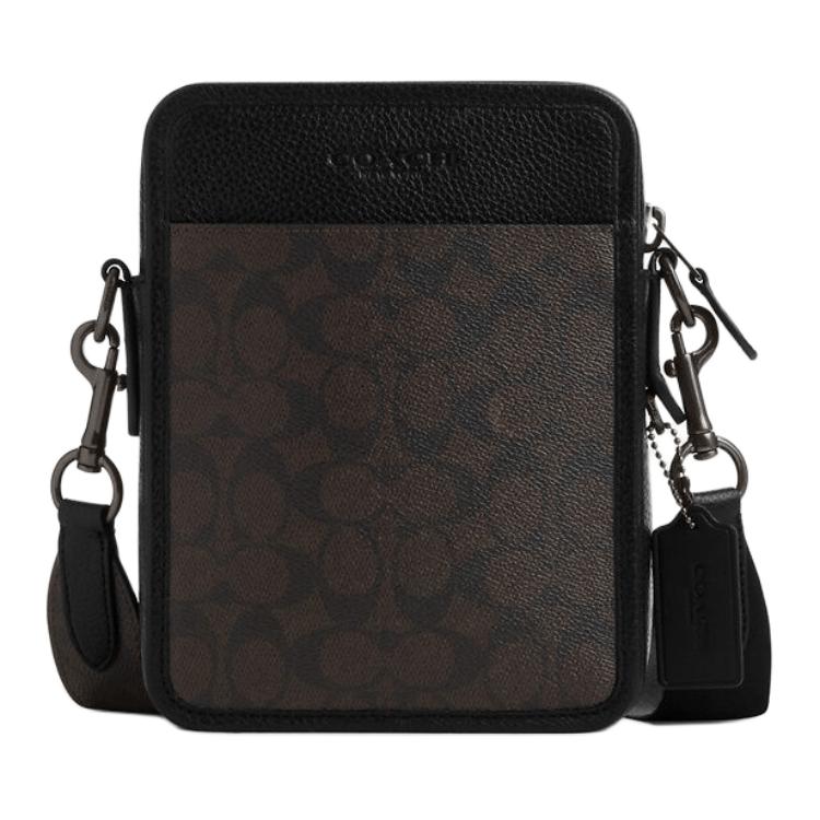 

Сумка кроссбод Sullivan из покрытого холста Trumpets мужская Walnut & Black COACH