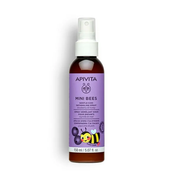 

Распутывающий спрей Mini Bees Gentle Kids Detangling Spray Apivita, 150 ml