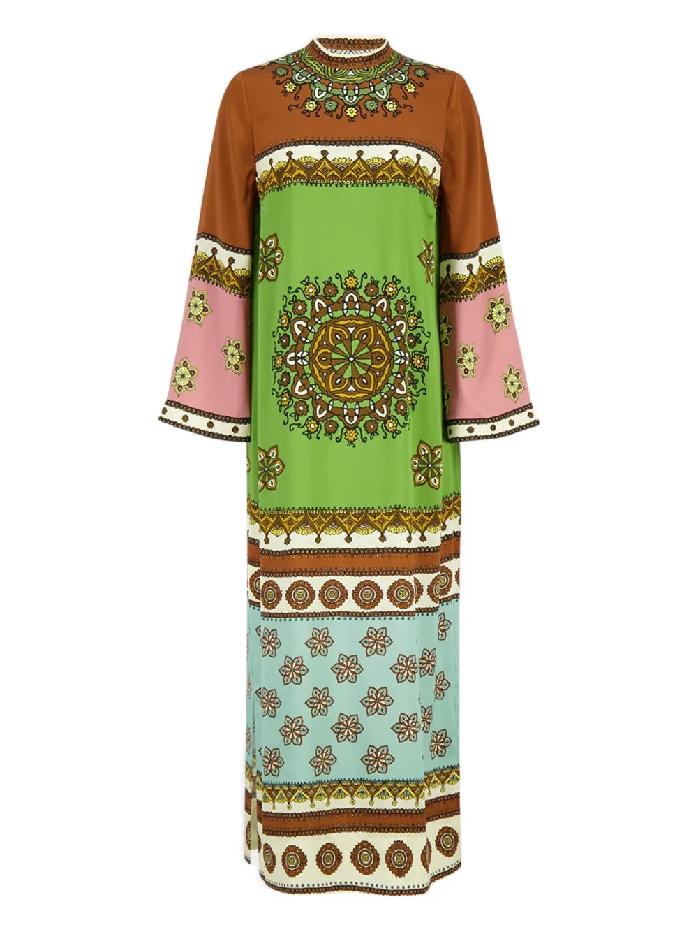 

Платье миди с цветочным узором Alemais, зеленый