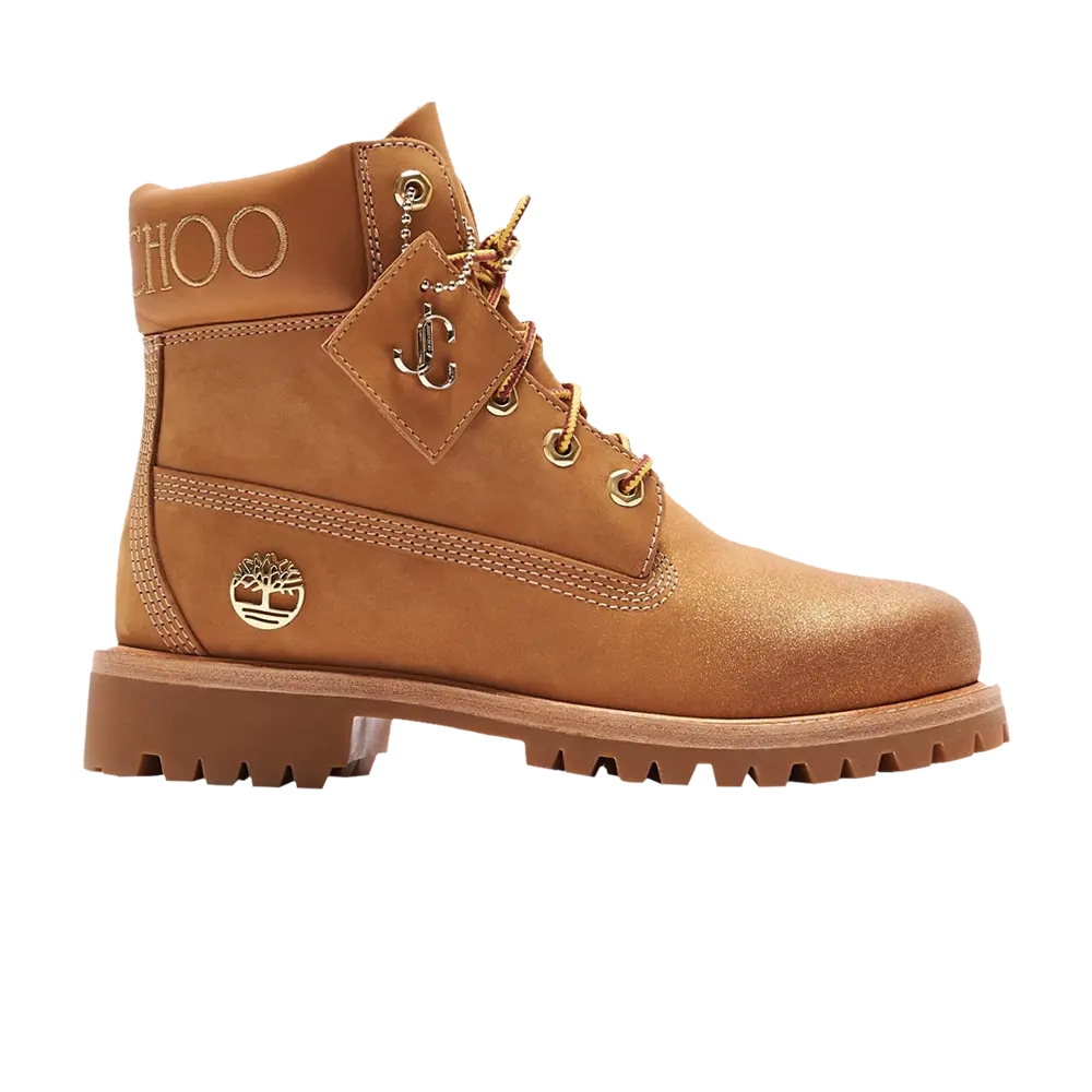 Ботинки Jimmy Choo x Timberland Wmns Premium 6 Inch, коричневый