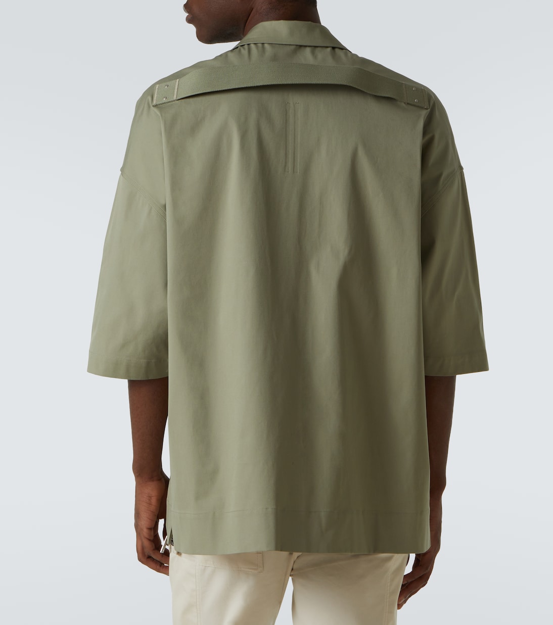 Рубашка Magnum Tommy из хлопковой смеси поплина Rick Owens, Celadon — фото 4