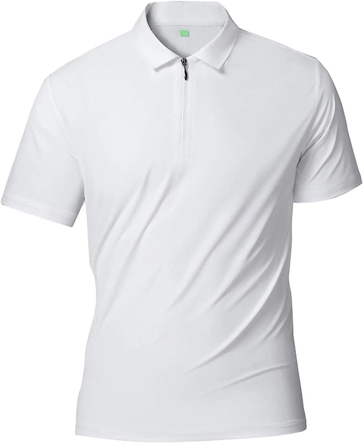 

Мужская поло с коротким рукавом и четверть-молнией