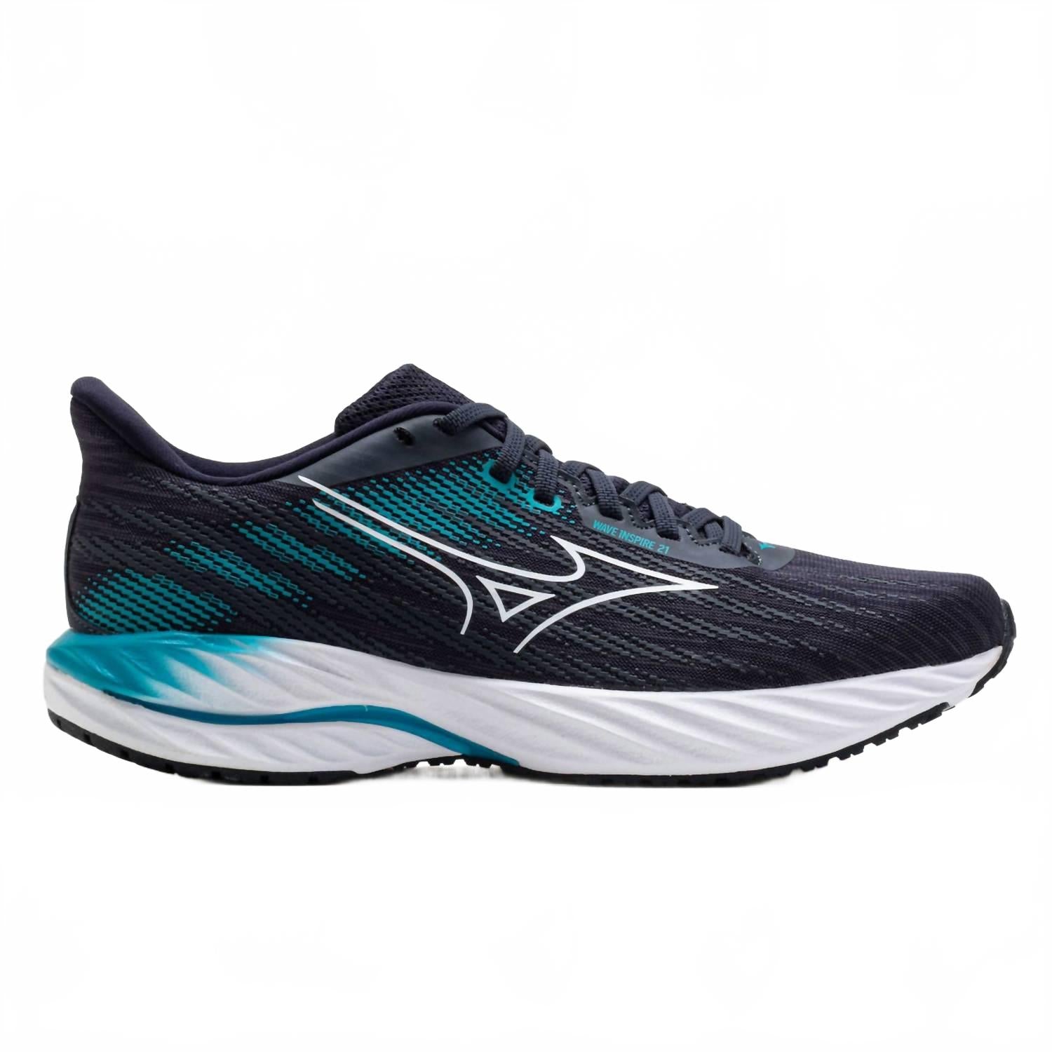 

MIZUNO Мужские беговые кроссовки Wave Inspire 21 в цвете Odyssey серо-белого цвета