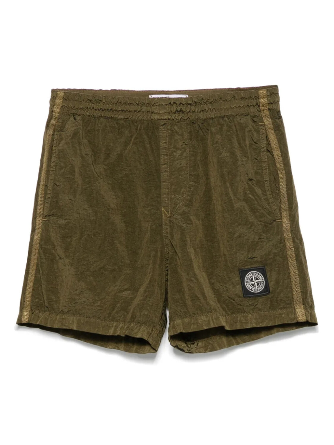 

Stone Island Junior шорты с нашивкой Compass, зеленый