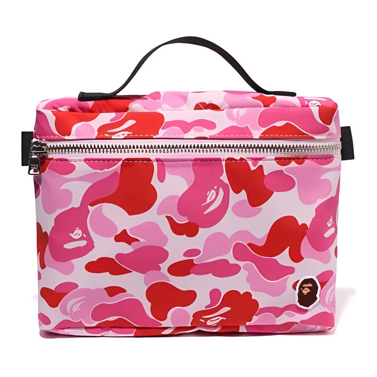 

A BATHING APE Нейлоновая косметичка Regular Men's Blue/Pink/Green, Pink
