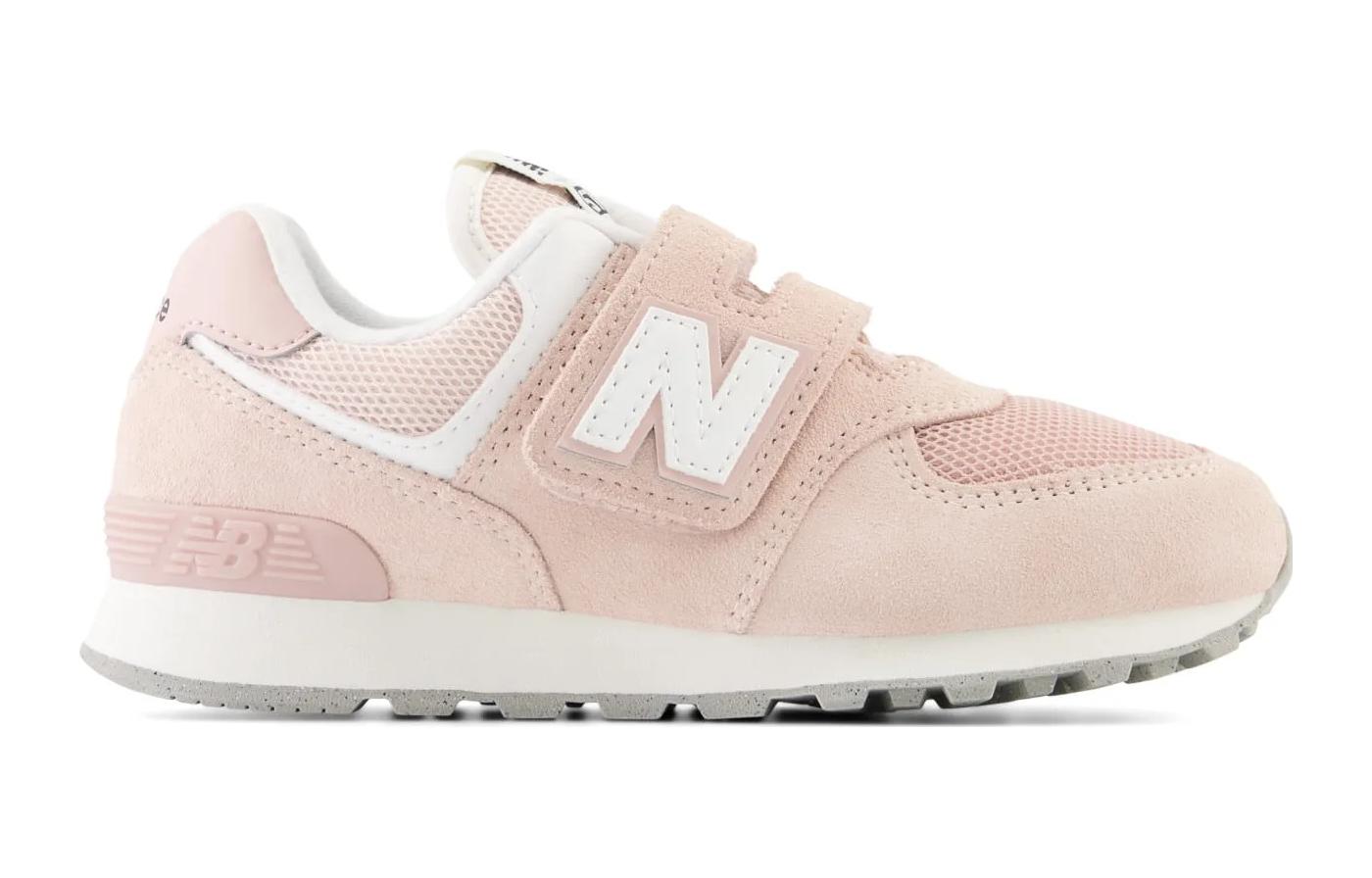 New Balance 574 серия Низкие детские беговые кроссовки розовые — фото 3